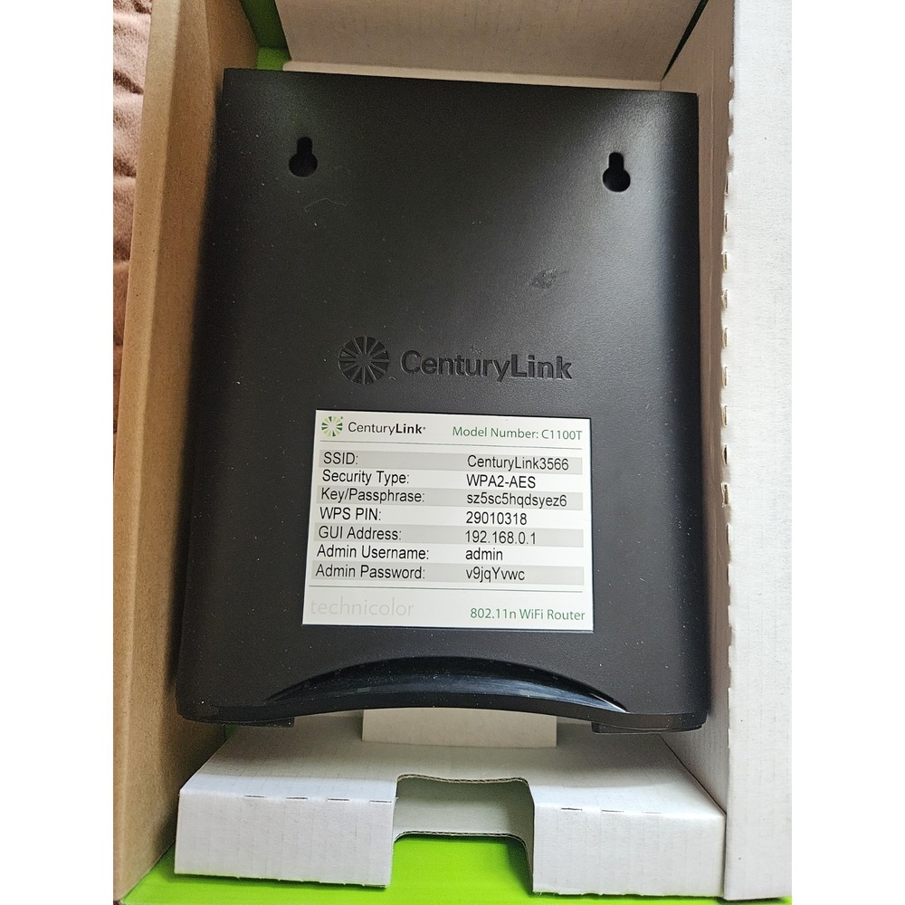 New In Box Century Link Wireless Router Modem, Never Used - Picture 2 of 5